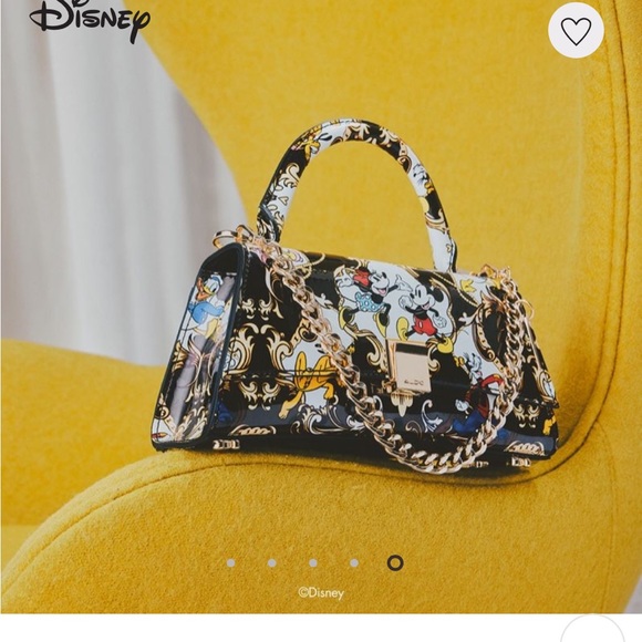 Aldo disney top handle bag with crossbody strap and short chain - Picture 9 of 13